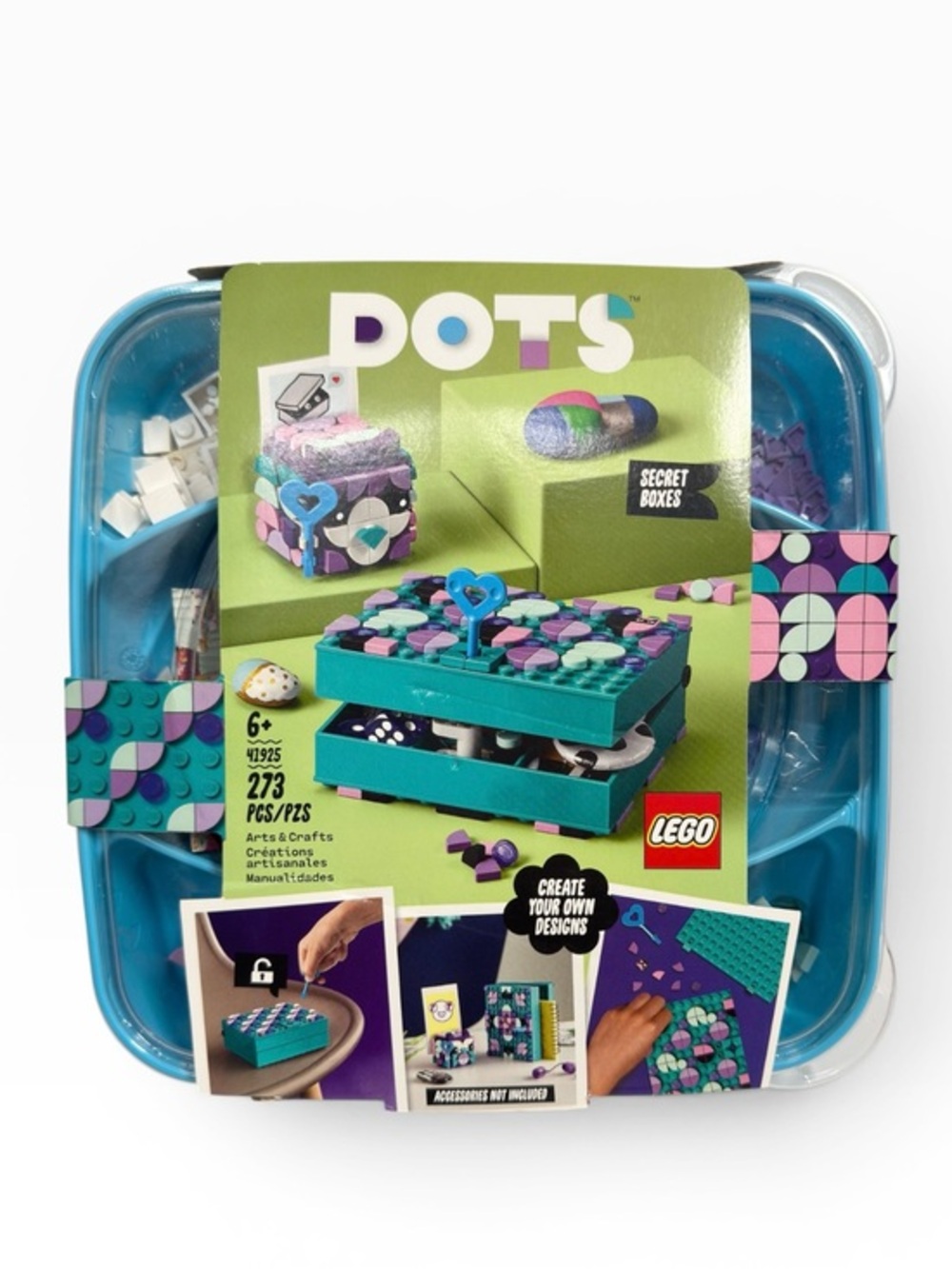 LEGO DOTS Secret Boxes 41925 Craft Storage Building Set New Sealed Retired Toy